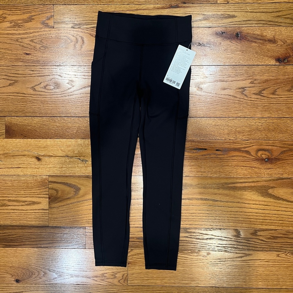 NWT lululemon athletica Jet Black Leggings-Invigorate HR Tight 25”. Never worn